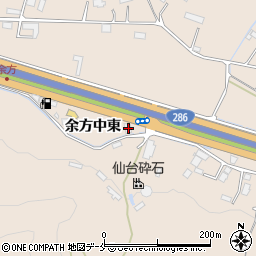 宮城県名取市高舘熊野堂余方中東17周辺の地図