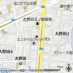 ＥＮＥＯＳセルフ仙台長町南ＳＳ周辺の地図