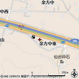 株式会社白松がモナカ本舗　仙台南店周辺の地図