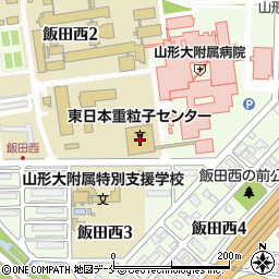 東日本重粒子センター周辺の地図