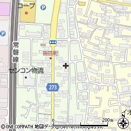 宮城県仙台市太白区諏訪町12-75周辺の地図