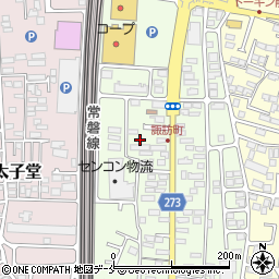 宮城県仙台市太白区諏訪町周辺の地図