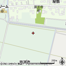 宮城県仙台市若林区下飯田築道東周辺の地図