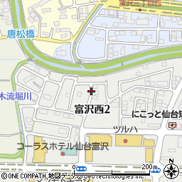 宮城県仙台市太白区富沢宮崎周辺の地図