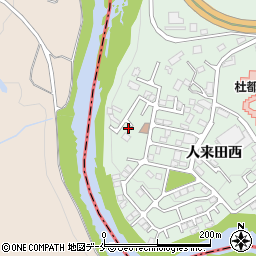 宮城県仙台市太白区茂庭人来田西48周辺の地図