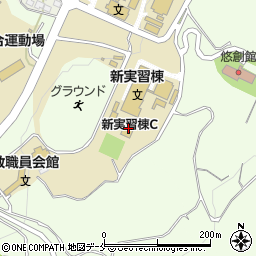 新実習棟Ｃ周辺の地図