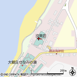 大江戸温泉物語　瀬波温泉汐美荘周辺の地図