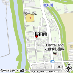 山形県山形市桜田南8-20周辺の地図