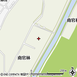 宮城県仙台市若林区荒浜南官林周辺の地図