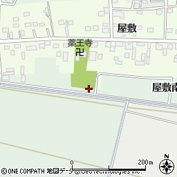 宮城県仙台市若林区下飯田屋敷南周辺の地図