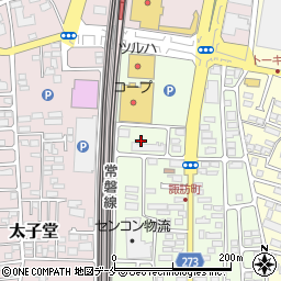 宮城県仙台市太白区諏訪町2周辺の地図
