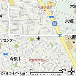 仙台今泉郵便局周辺の地図