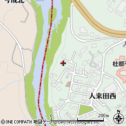 宮城県仙台市太白区茂庭人来田西44周辺の地図