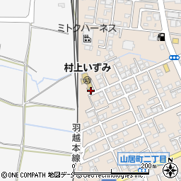 日本キリスト教団村上教会周辺の地図