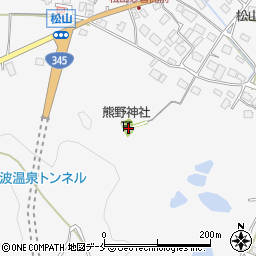 熊野神社周辺の地図