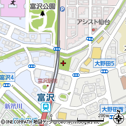 宮城県仙台市太白区富沢下ノ内周辺の地図