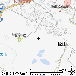 新潟県村上市松山周辺の地図