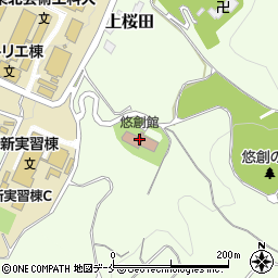 悠創館周辺の地図