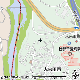 宮城県仙台市太白区茂庭人来田西26-3周辺の地図