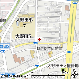 仙台南環状線周辺の地図