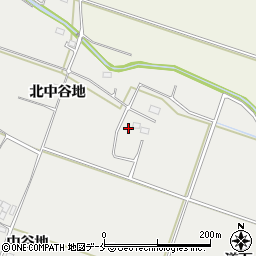 宮城県仙台市若林区三本塚北中谷地周辺の地図