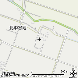 宮城県仙台市若林区三本塚（北中谷地）周辺の地図