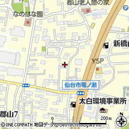 仙台元氣保育園周辺の地図