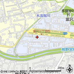 ウィンディー富沢周辺の地図