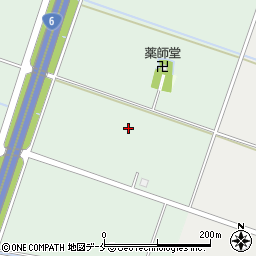 宮城県仙台市若林区下飯田屋敷東周辺の地図