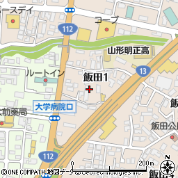 〒990-2332 山形県山形市飯田の地図
