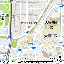 ローソン仙台大野田店周辺の地図