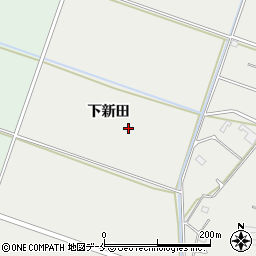 宮城県仙台市若林区三本塚（下新田）周辺の地図