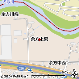 宮城県名取市高舘熊野堂余方上東周辺の地図