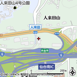 日本郵便輸送株式会社　仙台営業所周辺の地図