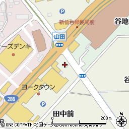 アイザワ補聴器コーナーメガネの相沢　太白山田店周辺の地図