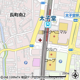 ローソン仙台太子堂店周辺の地図