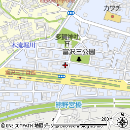 カネク　仙台営業所周辺の地図