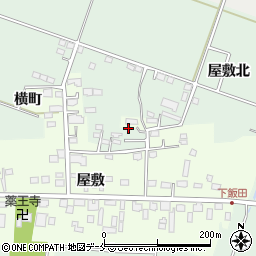 宮城県仙台市若林区下飯田周辺の地図