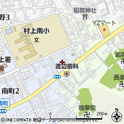 〒958-0852 新潟県村上市南町の地図