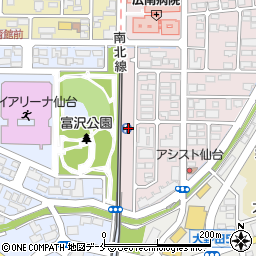 宮城県仙台市太白区長町南4丁目34周辺の地図