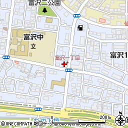 きらやか銀行富沢支店周辺の地図