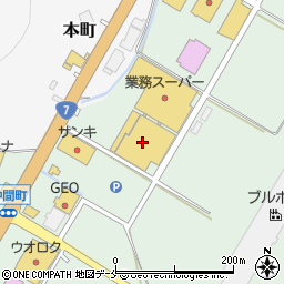 ホームセンタームサシ村上店周辺の地図