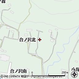 宮城県仙台市太白区茂庭合ノ沢北24周辺の地図