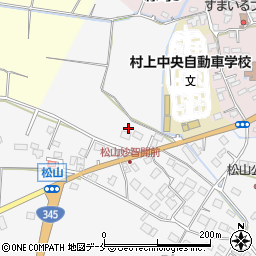 新潟県村上市松山451-4周辺の地図