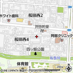 ロッジング桜田周辺の地図