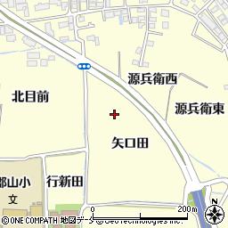 宮城県仙台市太白区郡山（矢口田）周辺の地図