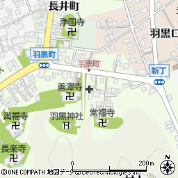西奈弥羽黒神社周辺の地図