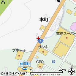 すき家Ｒ７号村上店周辺の地図
