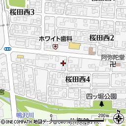 桜田悠々館周辺の地図