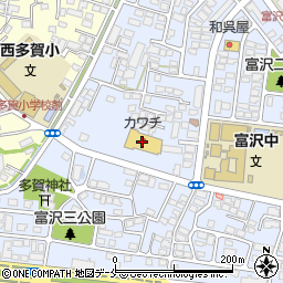 株式会社カワチ薬品　富沢店周辺の地図